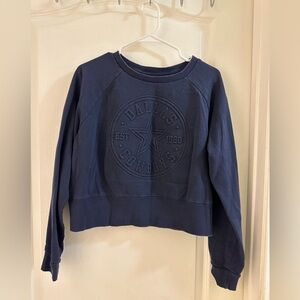 NFL Blue Crew Neck Sweater Classic Knit Design